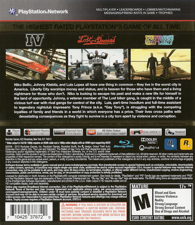 Grand Theft Auto IV: The Complete Edition 