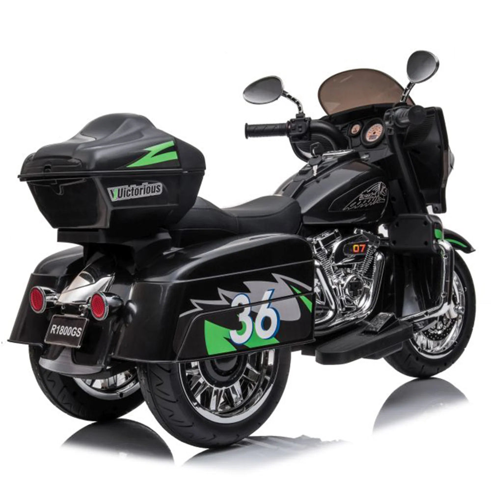 12V Kids Ride on Three-Wheeled Motorcycle For Age 3 -8 