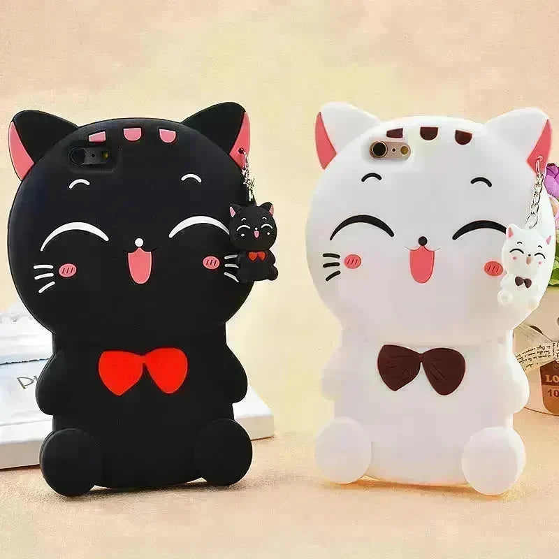 Cute Mouse Cartoon Silicone Mobile Phone Case for girls - EX-STOCK CANADA
