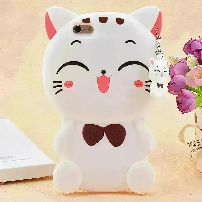 Cute Mouse Cartoon Silicone Mobile Phone Case for girls - EX-STOCK CANADA