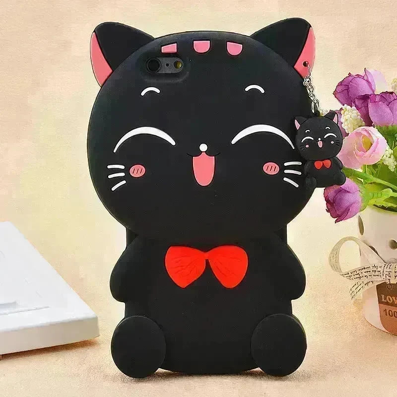 Cute Mouse Cartoon Silicone Mobile Phone Case for girls - EX-STOCK CANADA