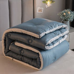 Simple Style Embroidered Skin-friendly Down Velvet Duvet EX-STOCK Canada 