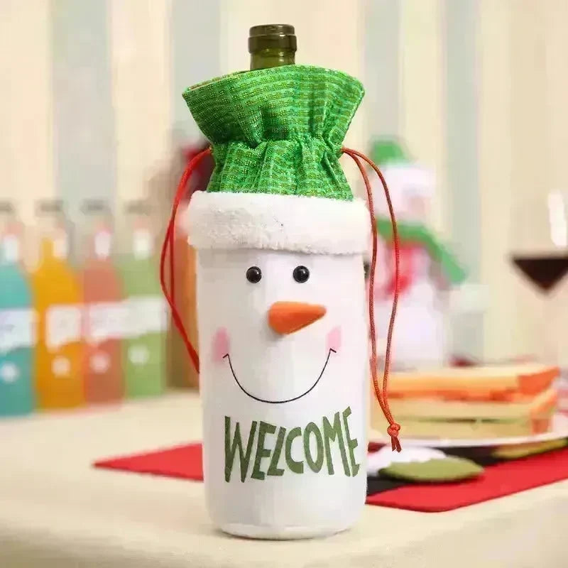 Christmas Decorations Christmas Wine Bottle Socks - EX-STOCK CANADA