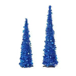 Artificial Tinsel Up Christmas Tree With Stand Gorgeous Collapsible Artificial Christmas Tree For Christmas Decorations - EX-STOCK CANADA