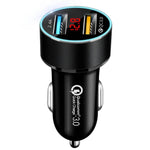 Automobile Smart Digital LED display car charger - EX-STOCK Canada