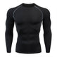 Men's Sports Quick-drying Long sleeve Workout Fitness T-shirt top - EX-STOCK Canada