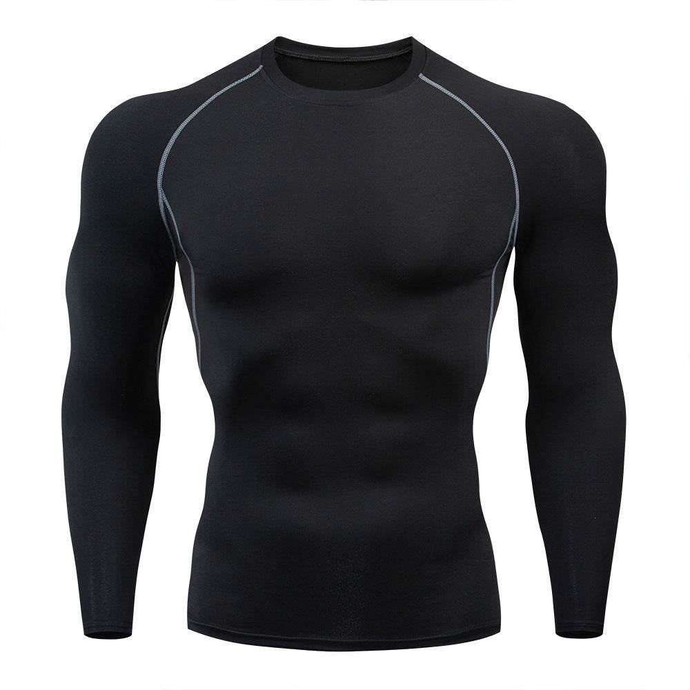 Men's Sports Quick-drying Long sleeve Workout Fitness T-shirt top - EX-STOCK Canada