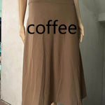 Women's casual High Waist flared Midi Skirt - EX-STOCK Canada