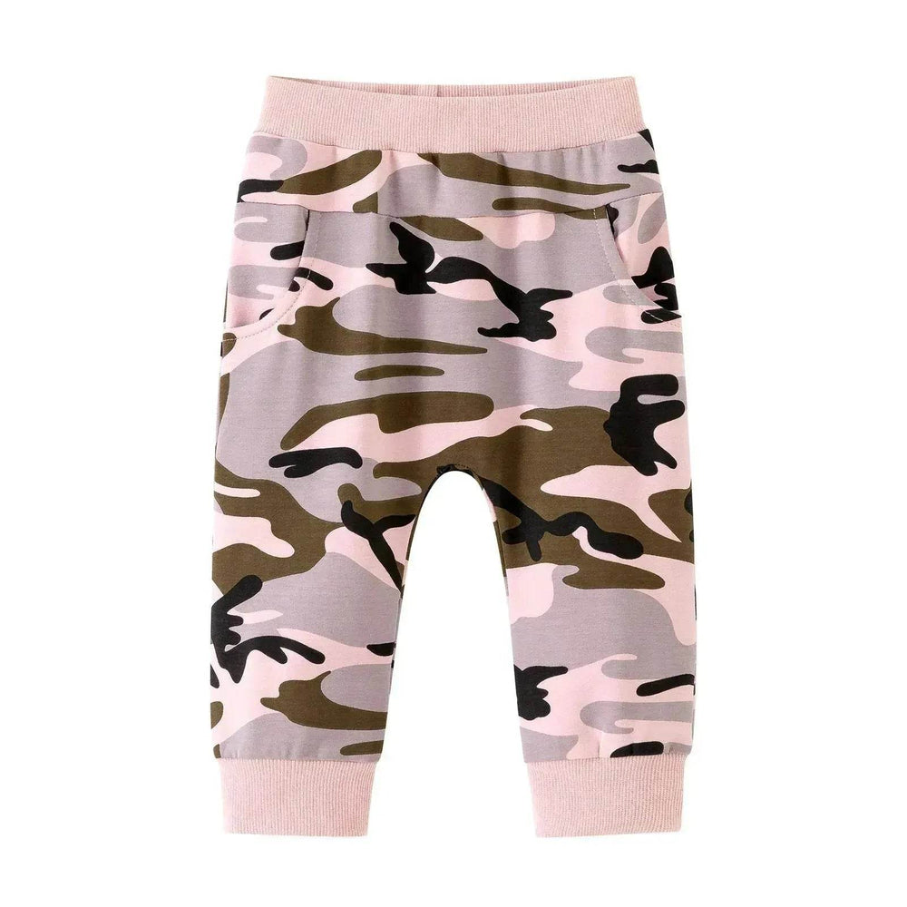 Two piece for girls Long Sleeve Sweater Camouflage Trousers Suit for girls - EX-STOCK Canada