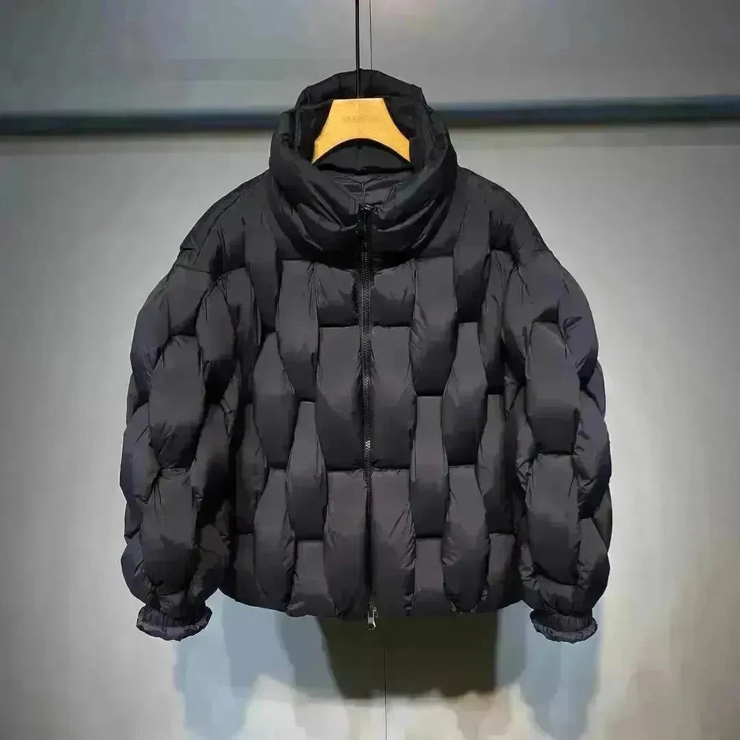 Men's Winter Cotton Thick Warm Puffer Jacket Street Hip pop style - EX-STOCK CANADA