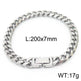 Cuban Link Chain Trimming Chain Jewelry Buckle Titanium Steel Bracelet - EX-STOCK Canada