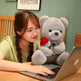 New Lovely Hug Roses Teddy Bear Stuffed Soft Animal Dolls Nice Birthday Gift Girlfriend Valentine's Day - EX-STOCK Canada