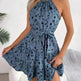 Casual Leopard Print Ruffled Swing Dress Summer Fashion Beach Dresses Women Skater Dress for Chic Ladies. - EX-STOCK CANADA