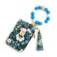 Women's Flora Print Tassel Leather Card Holder Wallet - EX-STOCK CANADA