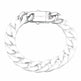 Spliced White Ceramic Cuban Link Chain Bracelet - EX-STOCK CANADA