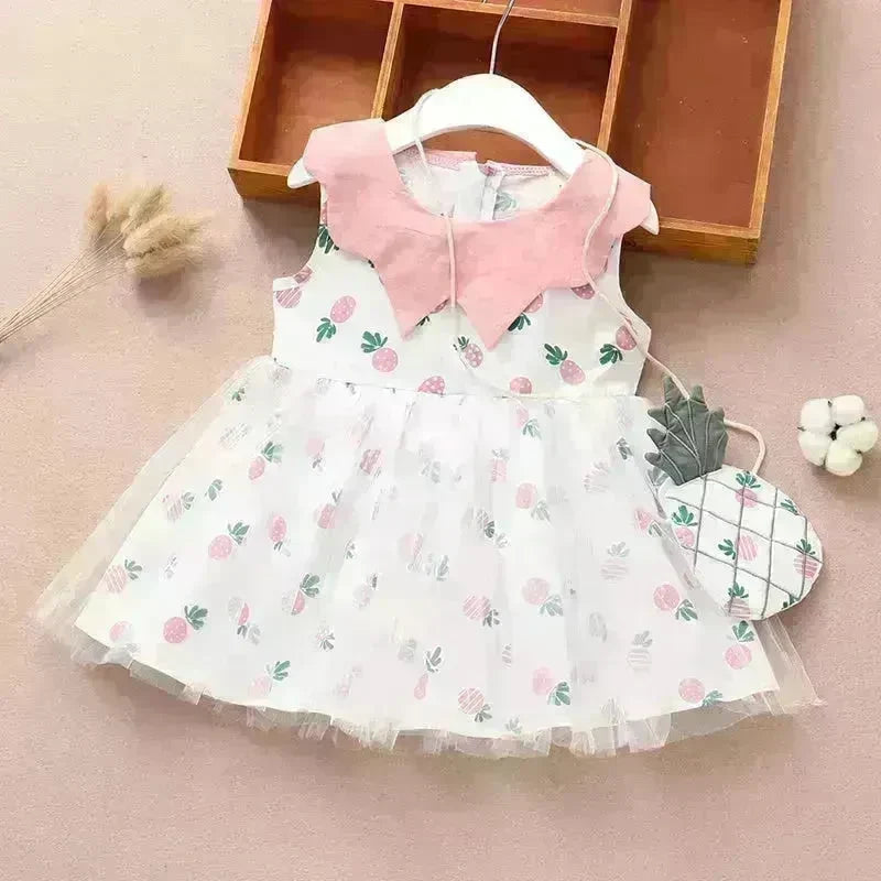 Newborn baby Girls' Summer Vest Dress Infant dresses. - EX-STOCK CANADA