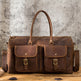 Retro Crazy Horse Cowhide Large Capacity Leather Travel Bag | EX-STOCK Canada 