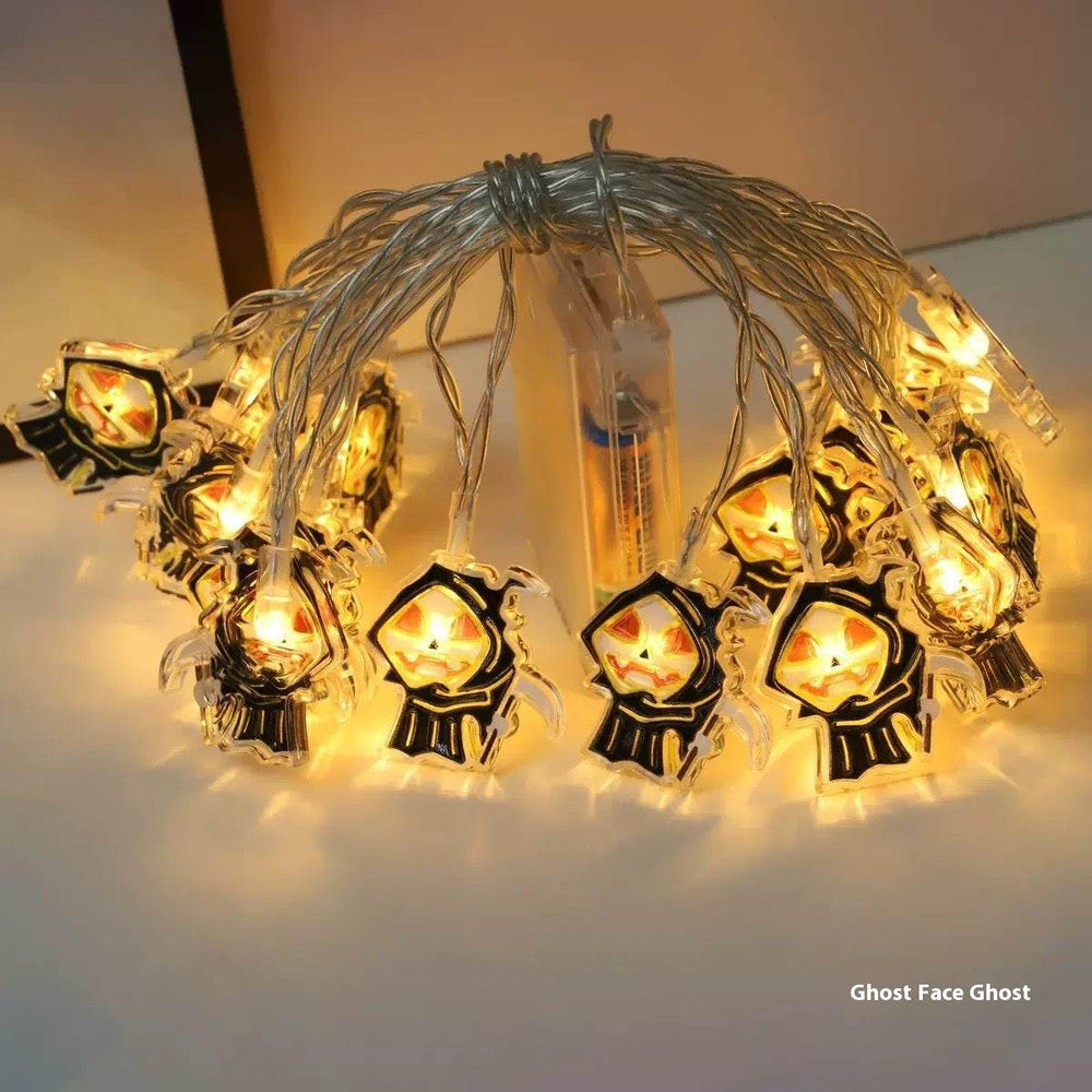 Halloween Led Pumpkin Spider Ghost Hand Lighting Chain Decorative Holiday Light - EX-STOCK Canada