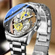 Men Watch Skeleton Automatic Quartz Watch Gold Skeleton Vintage Man Watch Mens Watches Top Brand Luxury - EX-STOCK Canada