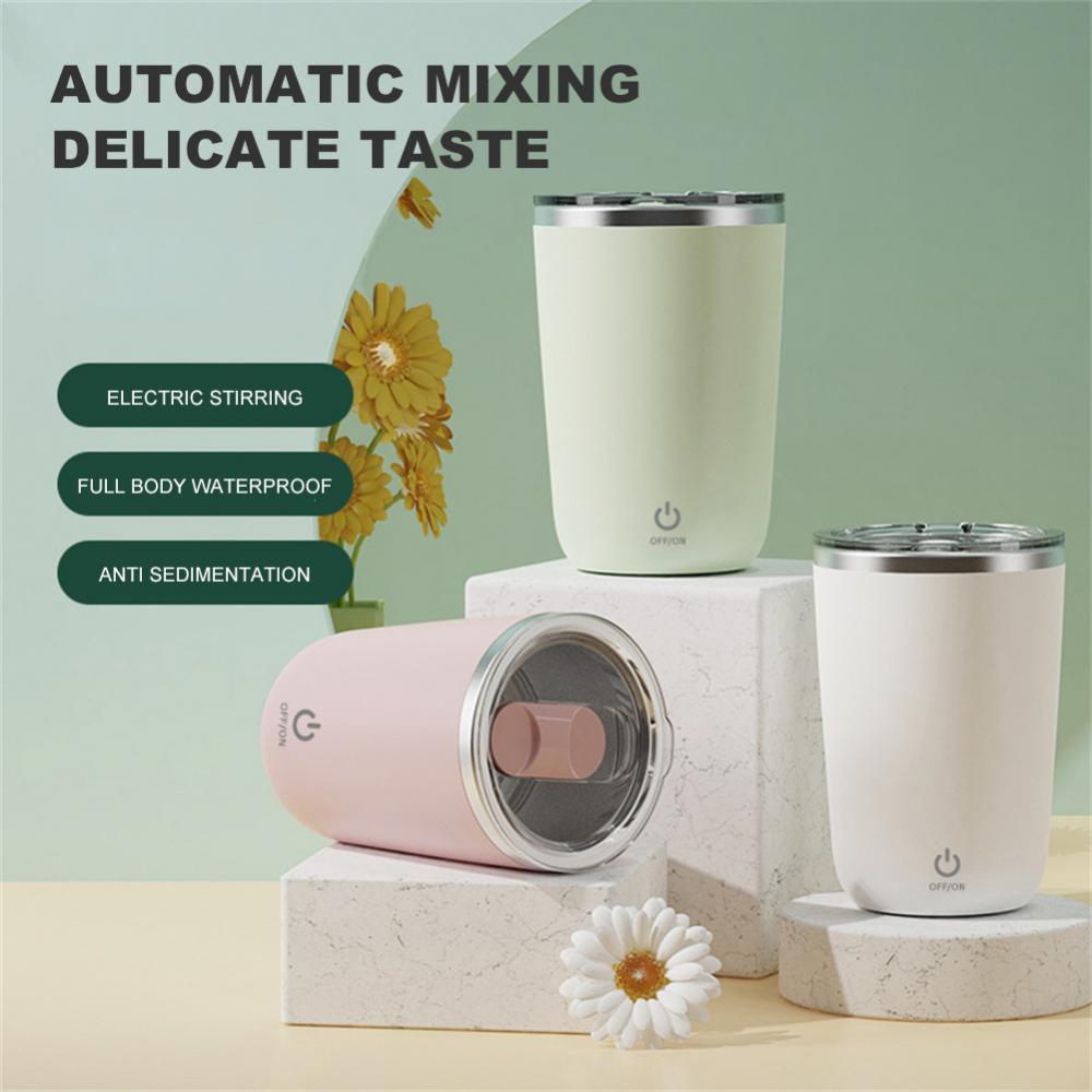 350ml Automatic Self Stirring Mug Coffee Milk Juice Mixing Cup Electric Stainless Steel Lazy Rotating Mug Magnetic Stirring Cup Kitchen Gadgets EX-STOCK Canada 