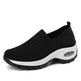 Mesh Sports Shoes Breathable Slip On Air Cushion Sneakers Casual Thick Bottom Heightened Shoes for Women - EX-STOCK Canada