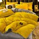 Thickened Winter Coral Flannel Bedding Kit Double Sided Plus Duvet Cover EX-STOCK Canada 