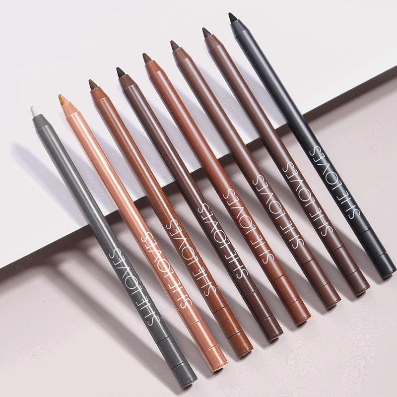 Matte Star Eyeliner Pen – 8 Shades, Waterproof Kohl Pencil Set