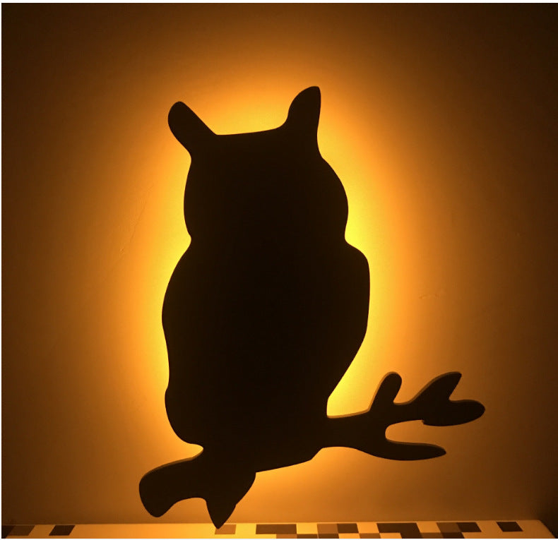 LED Animal Silhouette Night Light – Sound Sensor Wall Lamp for Kids Bedroom | 18 Designs