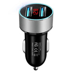 Automobile Smart Digital LED display car charger - EX-STOCK Canada