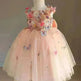 Children's Handmade Flower Fashion Special Dress Princess Ball Gown Dress Birthday Photoshoot Dress for girls Party dress for kids - EX-STOCK CANADA