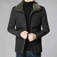 Fur Collar Thick Business Office Work Down Winter Jacket for men - EX-STOCK CANADA