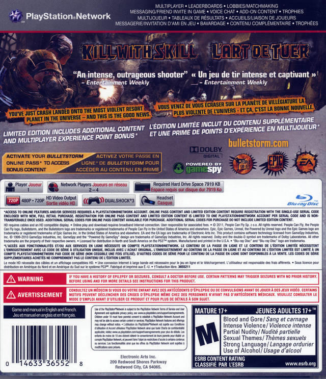 Bulletstorm [Limited Edition] 