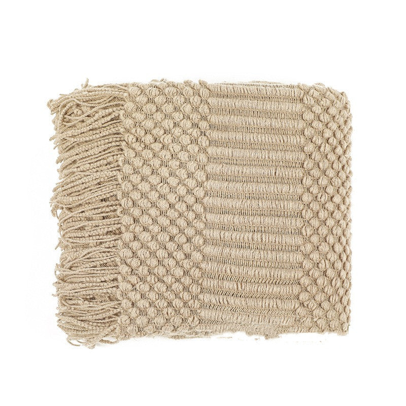 Pure Color Air Conditioning Blanket Cover Blanket Sofa Blanket Office Nap Blanket EX-STOCK Canada 