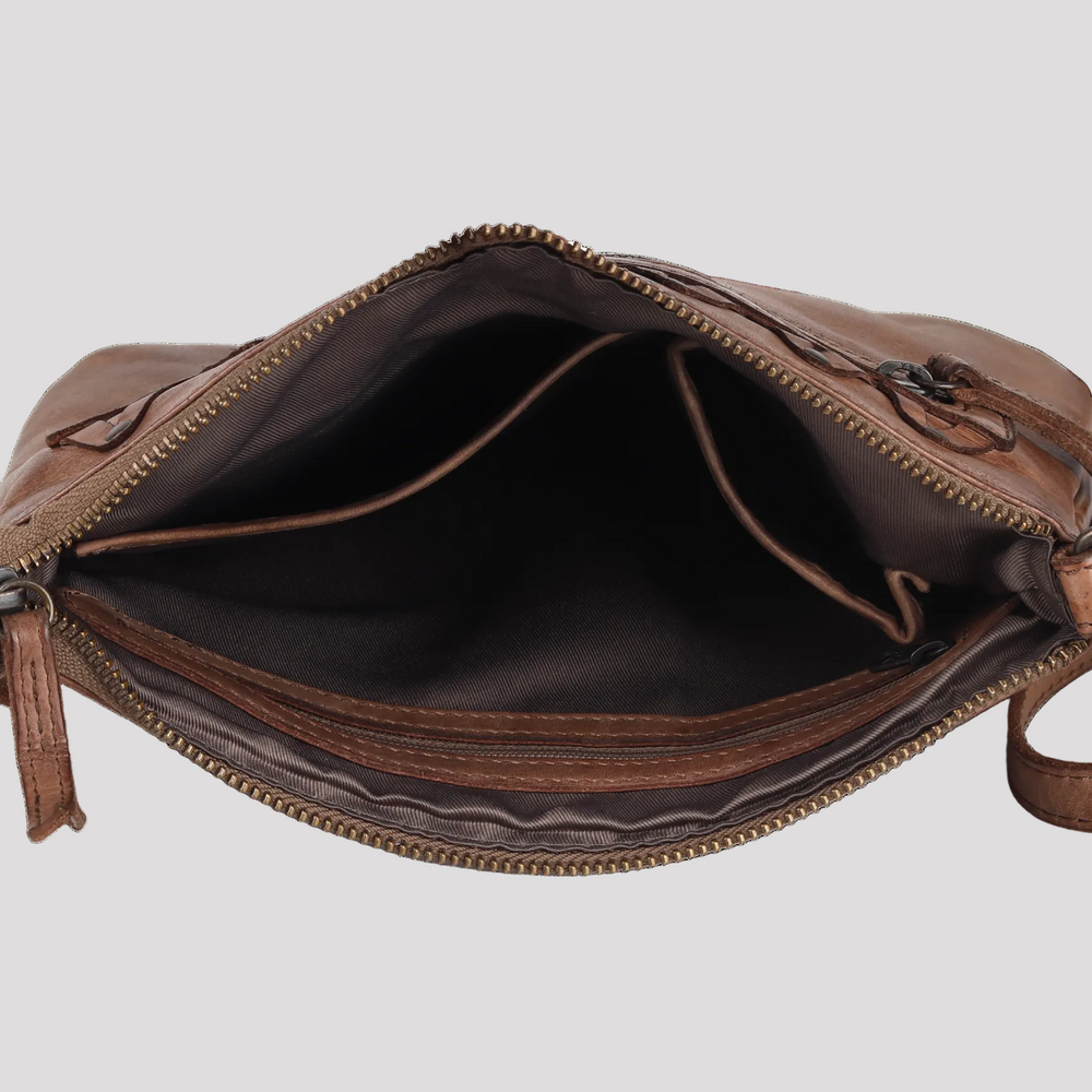 Sac bandoulière en cuir MET V Stitch 