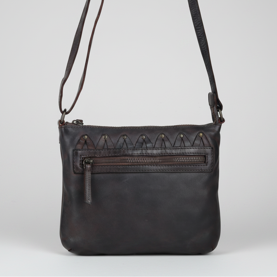 Sac bandoulière en cuir MET V Stitch 