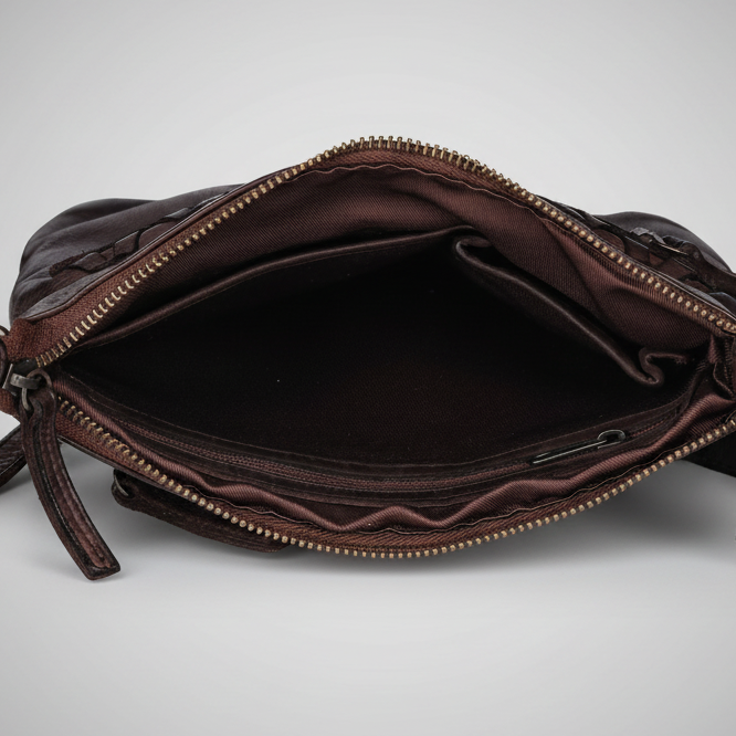 Sac bandoulière en cuir MET V Stitch 