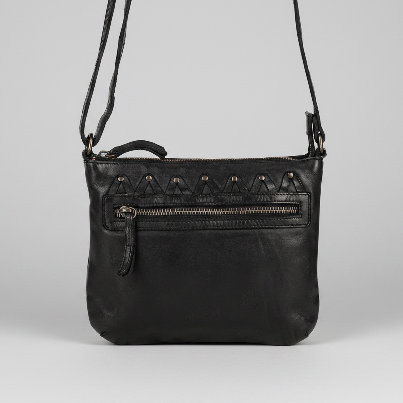 Sac bandoulière en cuir MET V Stitch 