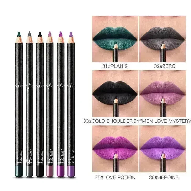36 Color Lip Liner Waterproof Non-smudge Nude Color - EX-STOCK CANADA
