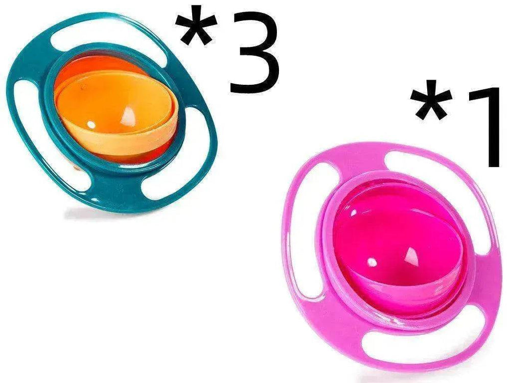 360 Rotate Universal Spill-proof Bowl Dishes - EX-STOCK Canada