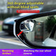 360 Degree High-definition Wide-angle Suction Cup Car Small Circular Rearview Mirror - EX-STOCK Canada