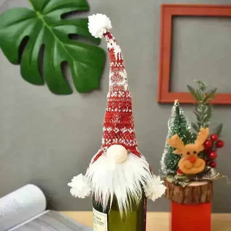 Christmas Decorations Christmas Wine Bottle Socks - EX-STOCK CANADA