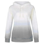 Women Tie-dye print hooded long sleeves - EX-STOCK CANADA