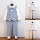 Children's Suit Vest Suit Gentleman Best Man suit 3 piece set outfit - EX-STOCK Canada