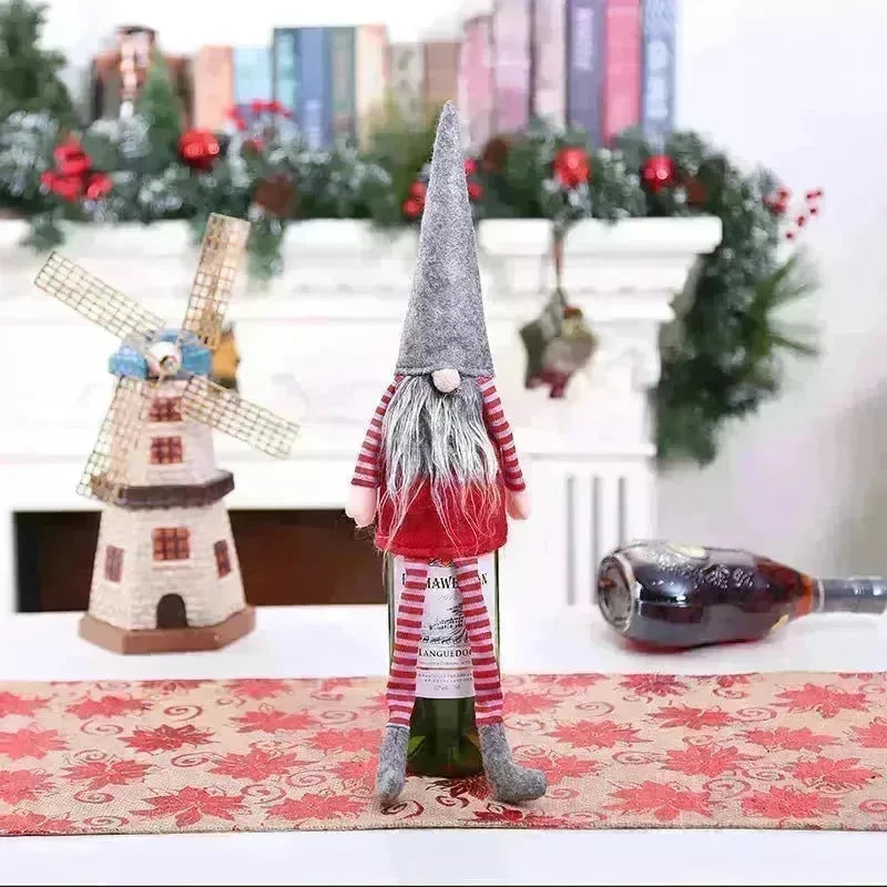 Christmas Decorations Christmas Wine Bottle Socks - EX-STOCK CANADA
