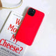Plain Soft Silicone Mobile iphone phone case Unisex - EX-STOCK CANADA