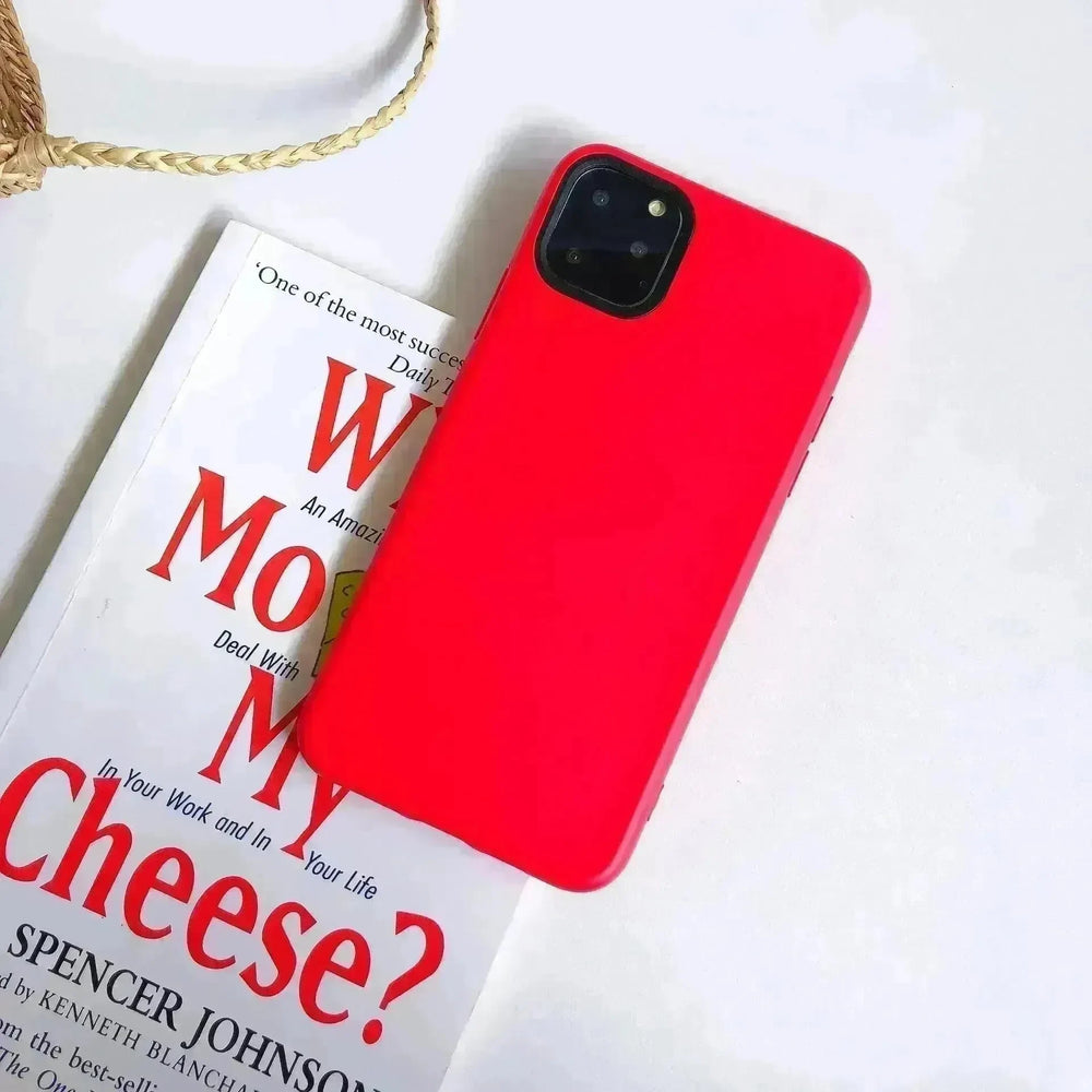 Plain Soft Silicone Mobile iphone phone case Unisex - EX-STOCK CANADA