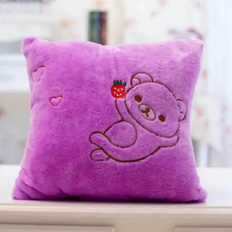 Unique Luminous Pillow Vivid Star Design LED Light Colorful Cushion Stars Plush Pillow Toys Gift For Kids Children Girl - EX-STOCK Canada