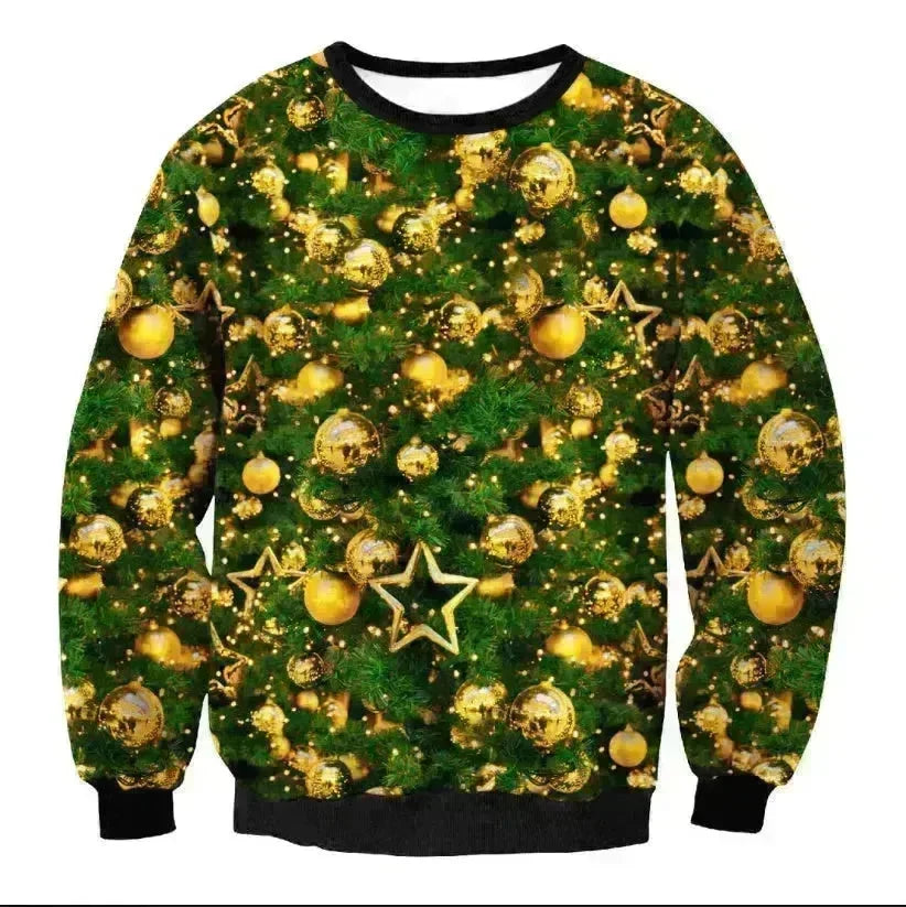 UGLY CHRISTMAS SWEATER Vacation Santa Elf Funny Womens Men Sweaters Tops Autumn Winter Clothing - EX-STOCK CANADA