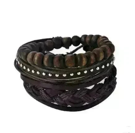 Multilayer Hemp Rope Beaded Bracelet for men and women - EX-STOCK CANADA
