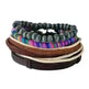 Multilayer Hemp Rope Beaded Bracelet for men and women - EX-STOCK CANADA